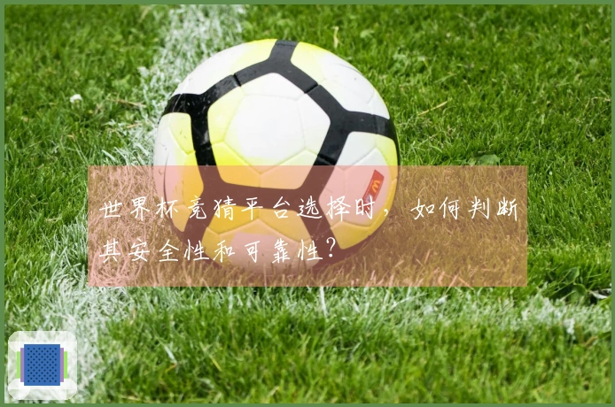 世界杯竞猜平台选择时，如何判断其安全性和可靠性？