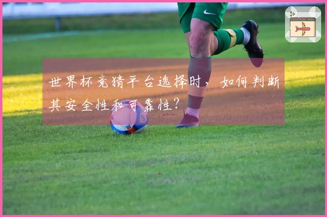 世界杯竞猜平台选择时，如何判断其安全性和可靠性？